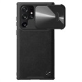  Coque Hybride Samsung Galaxy S22 Ultra 5G Nillkin CamShield S - Noire