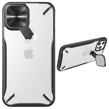 Coque Hybride iPhone 12/12 Pro Nillkin Cyclops - Noir / Transparente
