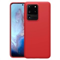 Coque Samsung Galaxy S20 Ultra en Silicone Nillkin Flex Pure - Rouge