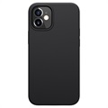 Coque iPhone 12 mini en Silicone Liquide Nillkin Flex Pure - Noire