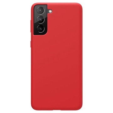 Coque Samsung Galaxy S21+ 5G en Silicone Liquide Nillkin Flex Pure - Rouge