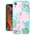 Coque Hybride iPhone XR Nillkin Floral - Fleurs Colorées