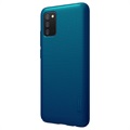 Coque Hybride Samsung Galaxy M02s, Galaxy A02s Nillkin Super Frosted Shield - Bleue