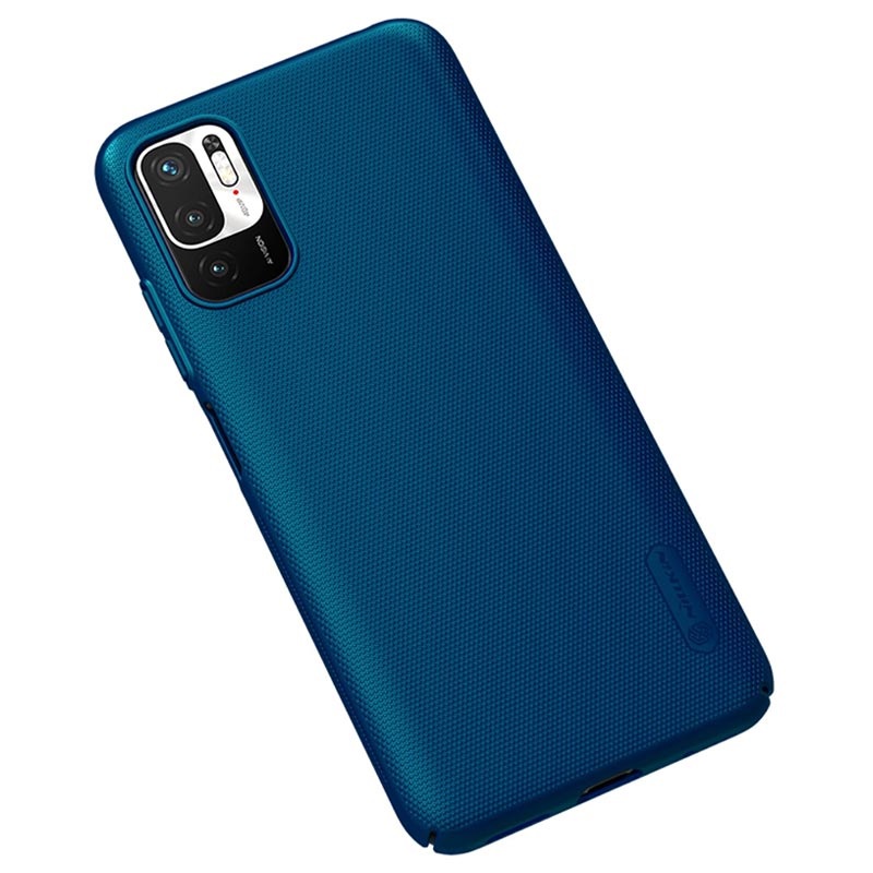 Coque Xiaomi Redmi Note 10 5G Nillkin Super Frosted Shield Bleue