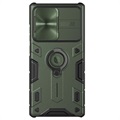 Coque Hybride Samsung Galaxy S22 Ultra 5G Nillkin CamShield Armor - Verte