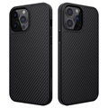 Coque iPhone 13 Nillkin Synthetic - Fibre de Carbone - Noire