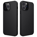 Coque iPhone 13 Pro Nillkin Synthetic - Fibre de Carbone - Noire