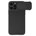 Coque Hybride iPhone 13 Pro Max Nillkin Synthetic Fiber S - Noire