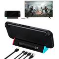 Station d'accueil / Hub Nintendo Switch 2 - HDMI, USB 3.0, USB-C, LAN - Noir