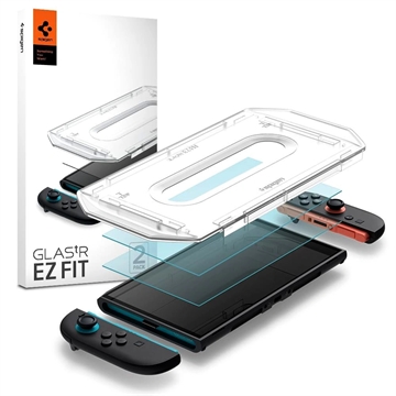 Protecteur d\'Écran Nintendo Switch 2 Spigen Glas.tR Ez Fit - 2 Pièces