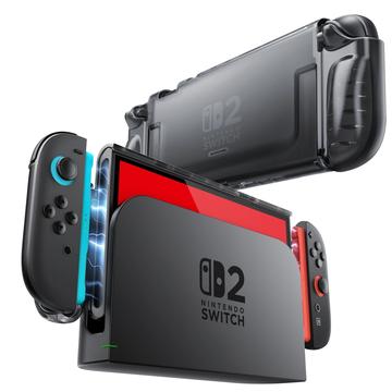 Étui en cristal Nintendo Switch 2 Supcase - Noir givré