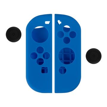 Étui en silicone pour la manette Nintendo Switch avec embouts de prise pour le pouce