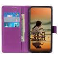 Étui Portefeuille Nokia C21 Plus avec Fermeture Magnétique - Violet