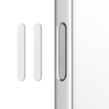 Northjo Bouton de contrôle de l\'appareil photo Protecteur en verre trempé pour iPhone 16 Pro/16 Pro Max/16 Plus - 2 Pcs. - Blanc