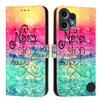 Étui Portefeuille Nothing CMF Phone 2 Pro - Série Wonder - N\'arrêtez jamais de rêver