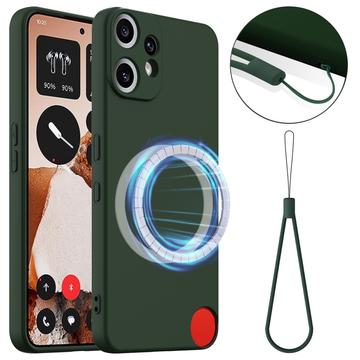 Coque Nothing CMF Phone 2 Pro en Silicone Liquide - Compatible MagSafe - Vert Foncé