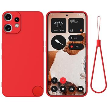 Coque Nothing CMF Phone 2 Pro en silicone liquide avec dragonne
