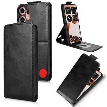 Étui à rabat vertical Nothing CMF Phone 2 Pro avec support - Noir