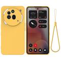 Coque Nothing Phone (3a) Pro en silicone liquide avec dragonne