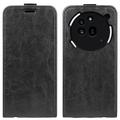Étui à Rabat Vertical Nothing Phone (3a) Pro avec Porte-Cartes - Noir