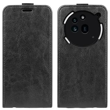 Étui à Rabat Vertical Nothing Phone (3a) Pro avec Porte-Cartes - Noir