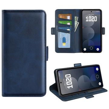 Etui portefeuille Nothing Phone (3a) Pro avec fermeture magnétique - Texture Veau