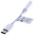 Câble Adaptateur Audio USB-C / 3.5mm OTB - Blanc