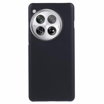 Coque OnePlus 12 en Plastique Caoutchouté - Noire