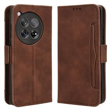 Étui Portefeuille OnePlus 12R/Ace 3 - Série Cardholder - Marron