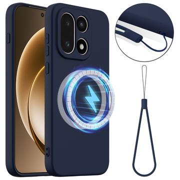 Coque OnePlus 15 en Silicone Liquide - Compatible MagSafe - Bleu Foncé