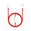 OnePlus 2-en-1 SUPERVOOC Câble 5461100665 - 1.2m - Rouge