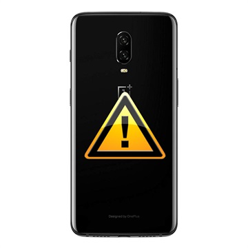 Réparation Cache Batterie pour OnePlus 6T - Noir Mirroir