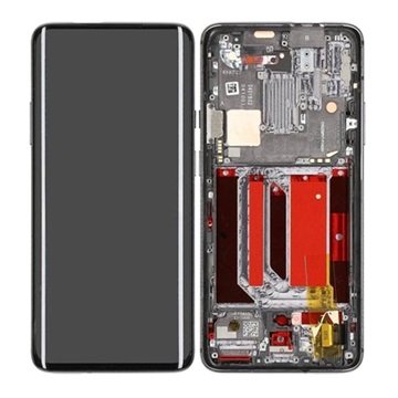 Coque Avant et Ecran LCD 2011100059 pour OnePlus 7 Pro - Gris Miroir