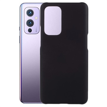 Coque OnePlus 9 en Plastique Caoutchouté - Noire