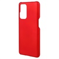 Coque OnePlus 9 en Plastique Caoutchouté - Rouge