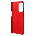 Coque OnePlus 9 en Plastique Caoutchouté - Rouge