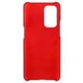 Coque OnePlus 9 en Plastique Caoutchouté - Rouge