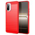 Coque OnePlus Ace 5 Racing/Nord CE5 en TPU Brossé - Fibre de Carbone