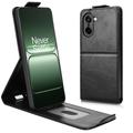 Étui à rabat vertical OnePlus Ace 5 Racing/Nord CE5 avec support - Noir