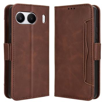 Étui Portefeuille OnePlus Nord 4 - Série Cardholder - Marron