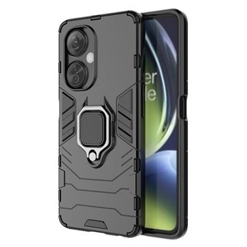 Coque Hybride OnePlus Nord CE 3 Lite/N30 avec Support Bague - Noire