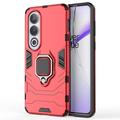 Coque Hybride OnePlus Nord CE4/Ace 3V avec Support Bague - Rouge