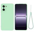 Coque OnePlus Nord CE5 en silicone liquide avec dragonne
