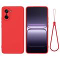 Coque OnePlus Nord CE5 en silicone liquide avec dragonne