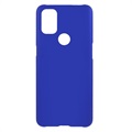 Coque OnePlus Nord N10 5G en Plastique Caoutchouté - Bleue
