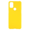 Coque OnePlus Nord N10 5G en Plastique Caoutchouté - Jaune