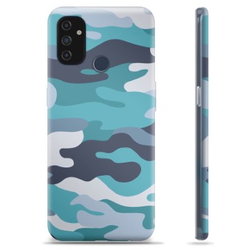 Coque OnePlus Nord N100 en TPU - Camouflage Bleu