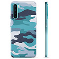 Coque OnePlus Nord en TPU - Camouflage Bleu