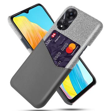 Coque Oppo A18/A38 avec Porte-Cartes KSQ - Grise