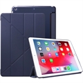 Étui à Rabat iPad 10.2 2019/2020/2021 - Origami Stand - Bleu Foncé